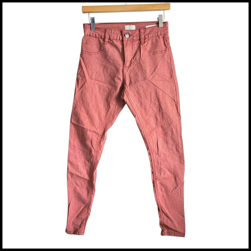 Cotton On Mid Rise Jeggings Skinny Jeans Casual Pants Pink Size 6